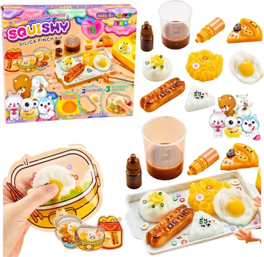 Creative squishy-making kit – breakfast food DIY