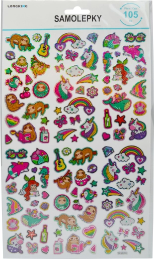 Stickers Rainbow Magical World – 100 pieces