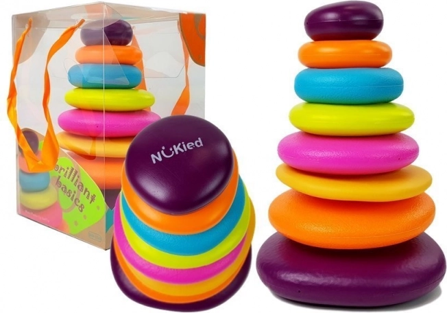 Kleurrijke piramide met ringen voor kinderen