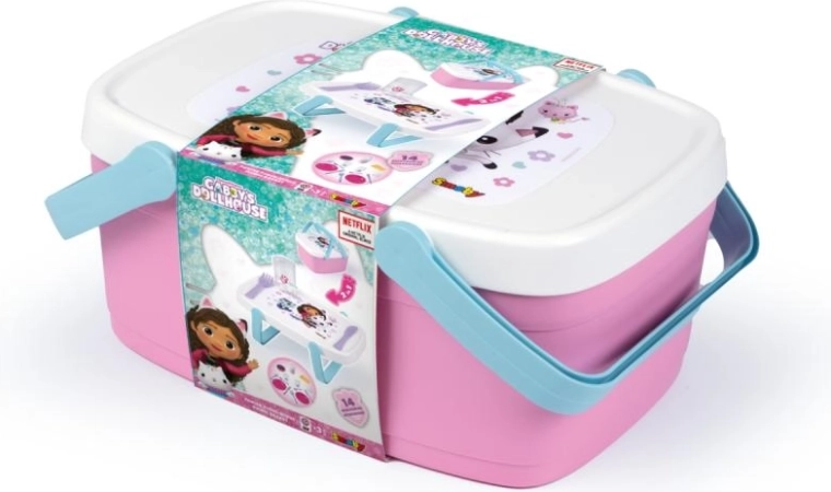 2-in-1 picknickmand GABBY’S DOLLHOUSE met tafeltje