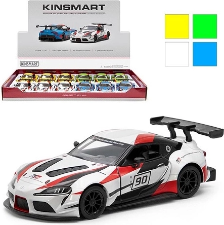 Toyota GR Supra Racing Concept die-cast car model 1:36 with pull-back