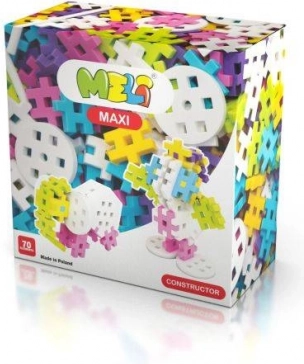 Kit de construction créatif Meli Maxi en rose - 70 pièces