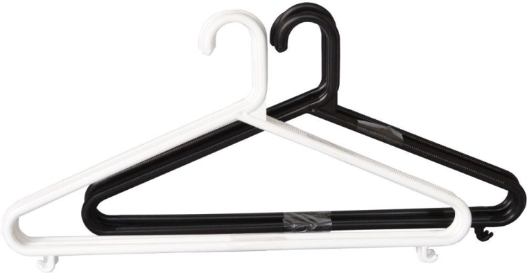 Men’s plastic hangers – mixed colors (5 pcs)