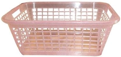 Panier à couches et linge en plastique 48 × 38 × 19 cm, assortiment de couleurs