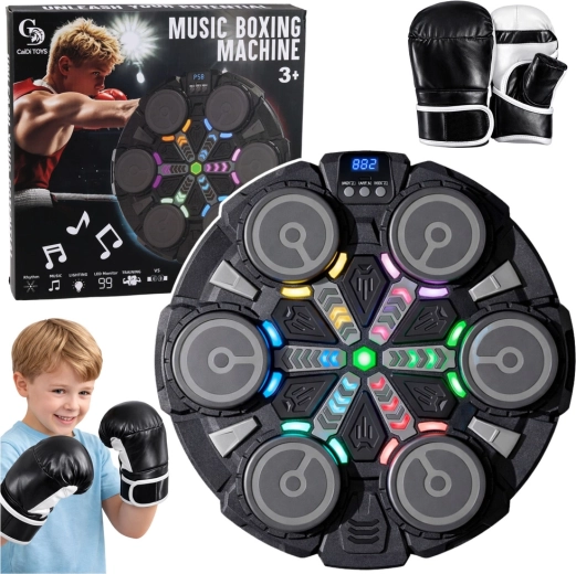 Interactief boksschild met LED en Bluetooth voor reflextraining