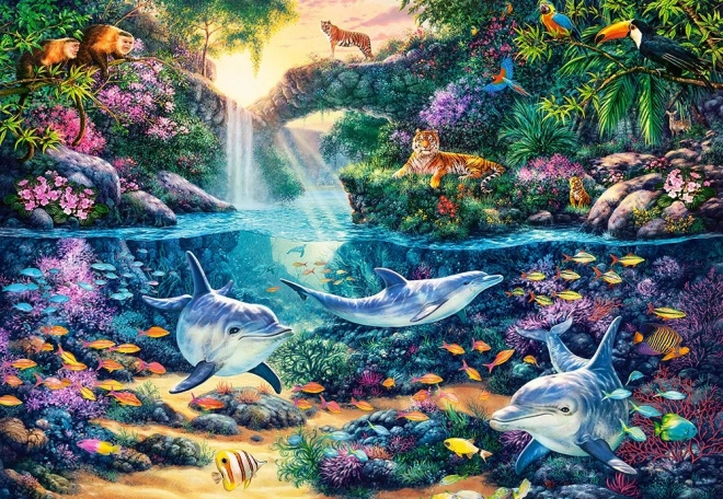 Puzzle 1500 Pieces Jungle Paradise