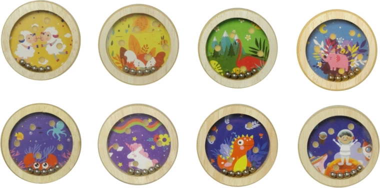 Jeu de billes en bois