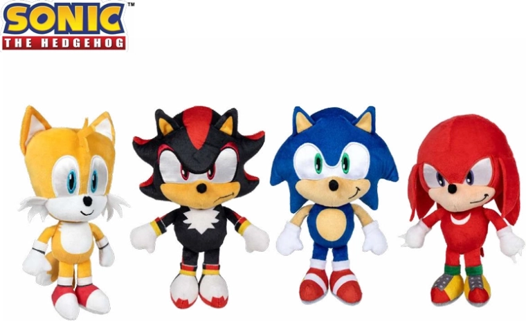 Plush Figure SONIC THE HEDGEHOG 22 cm