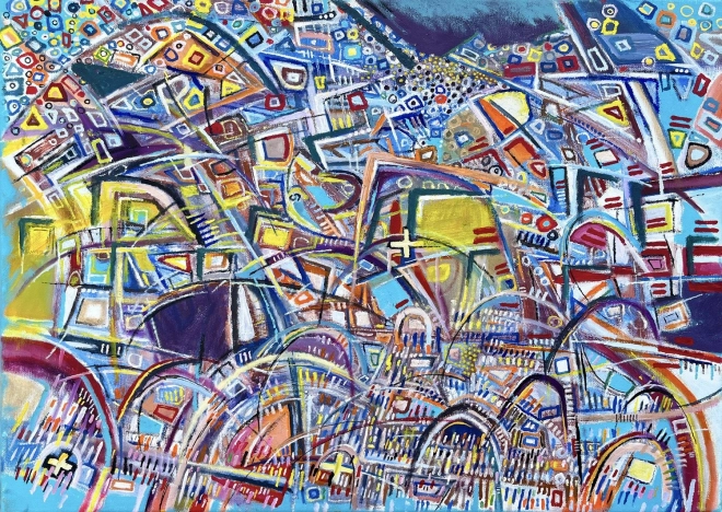 Enjoy Puzzle Tension in Curves 1000 Pieces