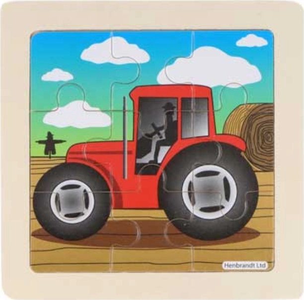 Wooden Puzzle Farm 9 Pieces