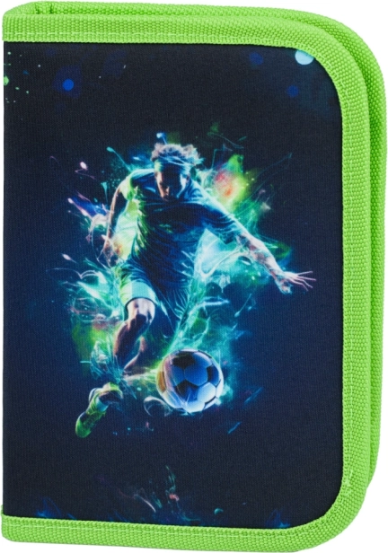 BAAGL schooletui met één compartiment – voetballer