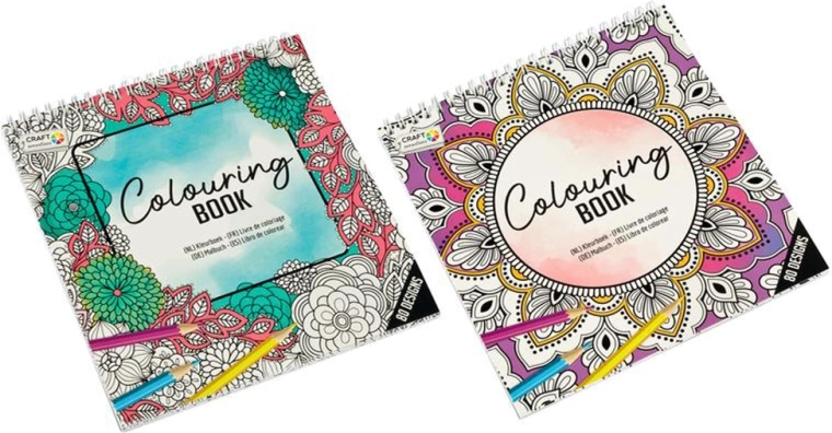 Malbuch 40 Blatt – Motivmix