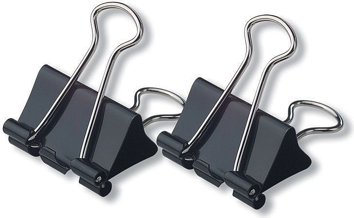 CONCORDE binder clips 25 mm, 12 pcs