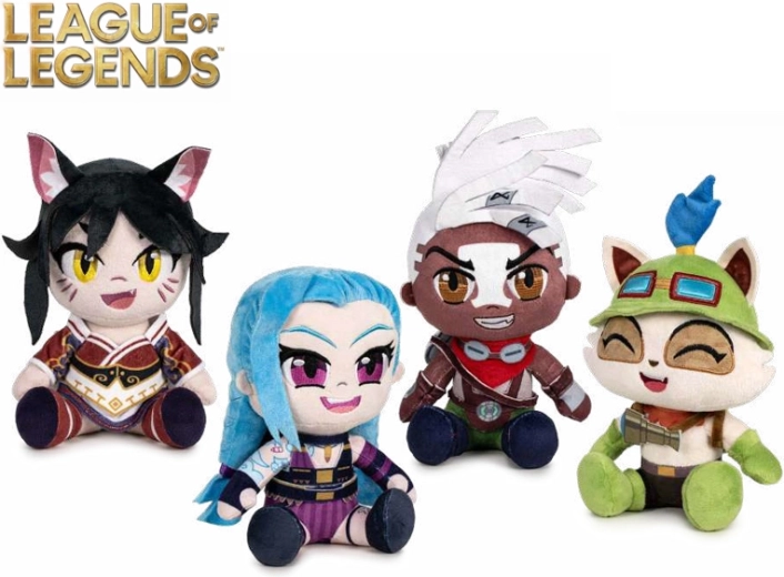 League of Legends Plüschfiguren 24 cm – Ahri, Jinx, Teemo, Ekko