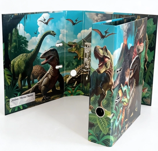 Designer Lever Arch File A4 7.5 cm – Dinosaur World