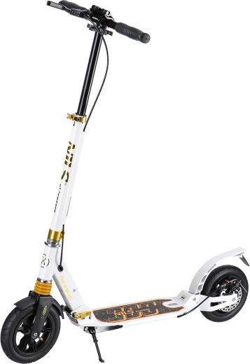 Trottinette urbaine pliable NILS Extreme HM209T blanc or