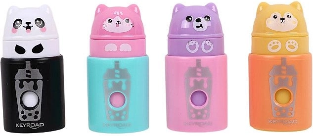 Keyroad puntenslijper dieren pastel