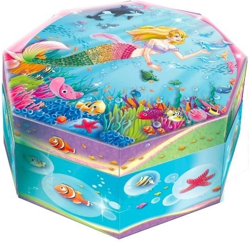 Pecoware muziekkast Achtkant - Zeemeermin