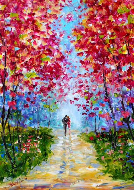 Puzzle Spring Floral Romance 1000 Pieces