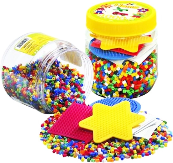 Fuse Beads 4000 pcs with 3 Pegboards in a Tube
