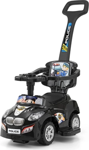 Milly Mally Happy 2-in-1 Ride-on Black