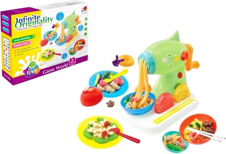 Modeling Clay with Accessories and Extruder