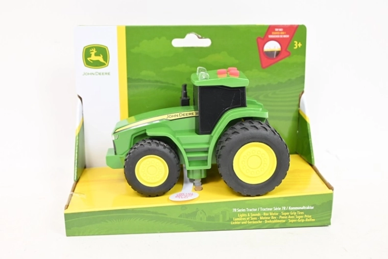 Mini tracteur Tomy John Deere avec effets lumineux et sonores