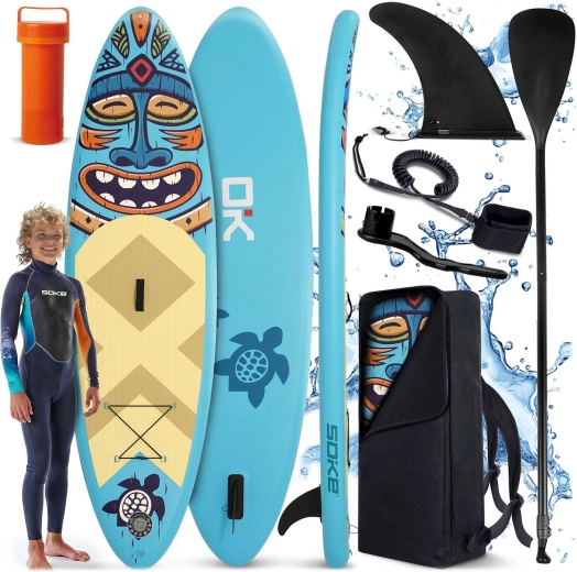 Stand up paddle gonflable Soke 275 × 76 × 12 cm set