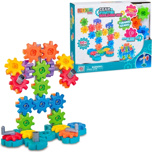 Kit de construction STEM pour enfants – 60 pièces