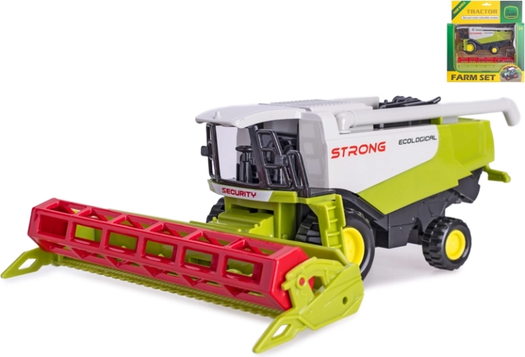 Metal combine harvester 18 cm with freewheel