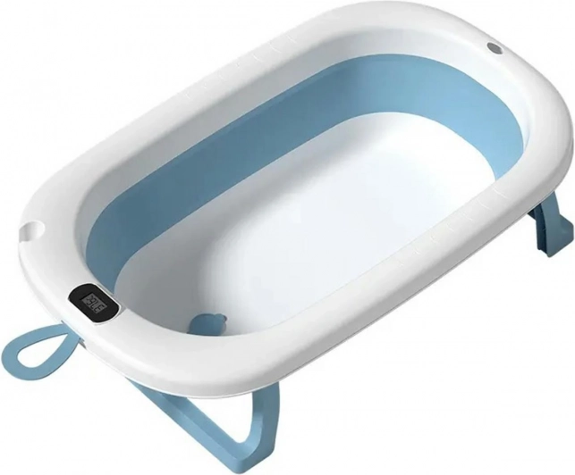 Folding Travel Baby Bathtub Blue