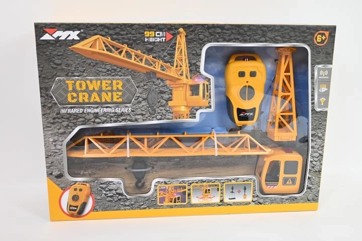 RC Remote-Control Crane with Lights (99 cm)