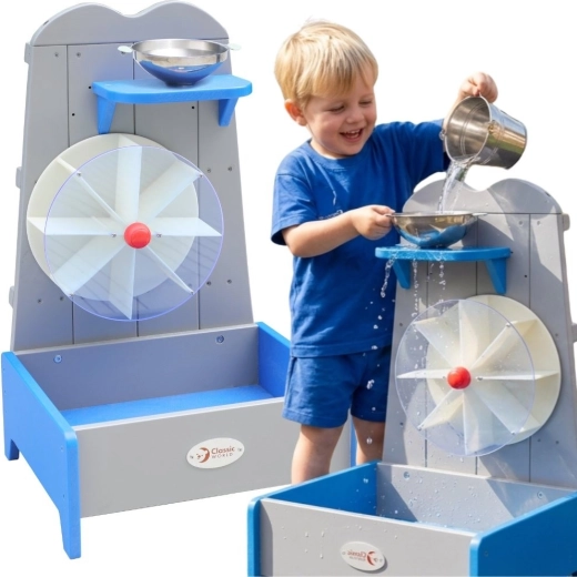 Houten waterrad CLASSIC WORLD – educatief buitenspeelgoed