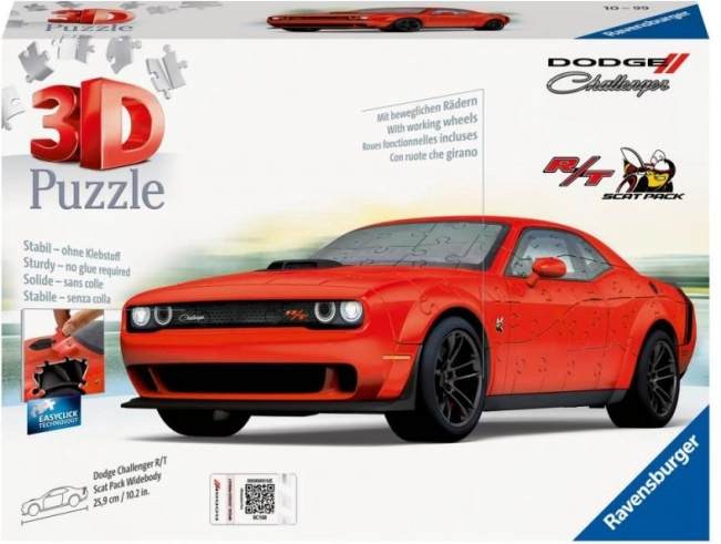 3D-puzzel Dodge Challenger R/T Scat Pack Widebody 108 stukjes
