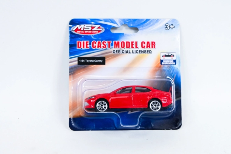 MSZ Toyota Camry modèle de voiture rouge 1:64