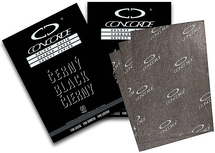A4 Carbon Paper CONCORDE, Black, 25 Sheets