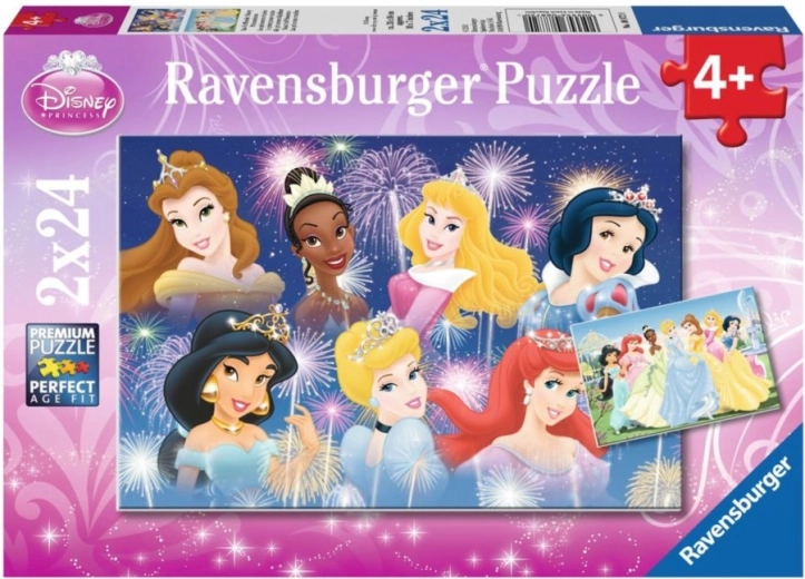 RAVENSBURGER Puzzle Beautiful Princesses 2x24 pieces