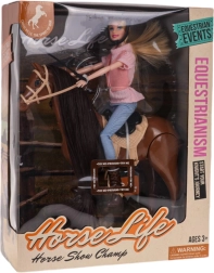 Puppet on a Horse with Accessories