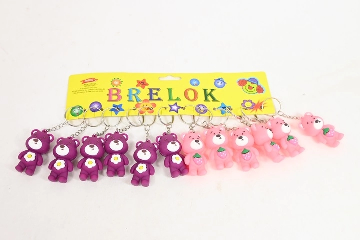 Teddy Bear Keychain – Pack of 12 pcs