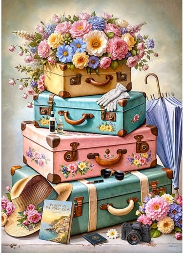 Puzzle Cherry Pazzi Prêts au départ ! 1000 pièces