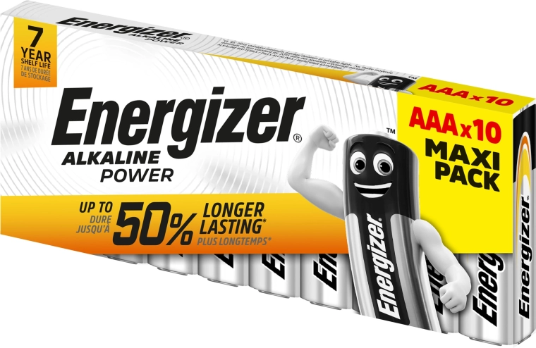 Energizer Alkaline Batterien AAA LR03 Family Pack 10 Stk