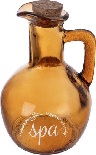SPA-Fläschchen aus Braunglas mit Korken 180 ml