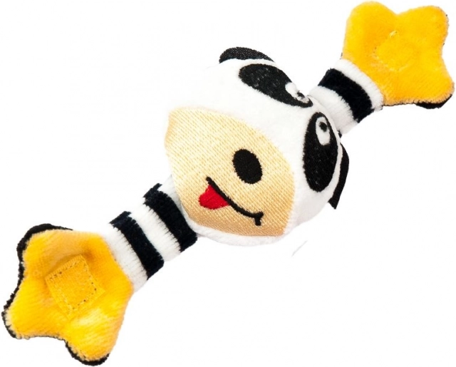 Rattle with handle - panda
