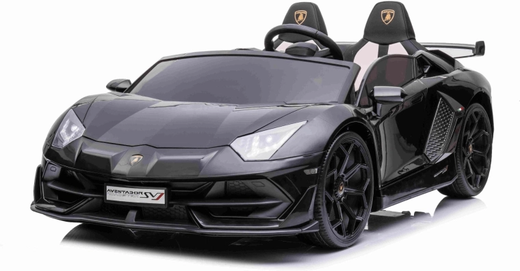 Elektrisches Kinderauto LAMBORGHINI Aventador SV, schwarz, 12 V mit Fernbedienung