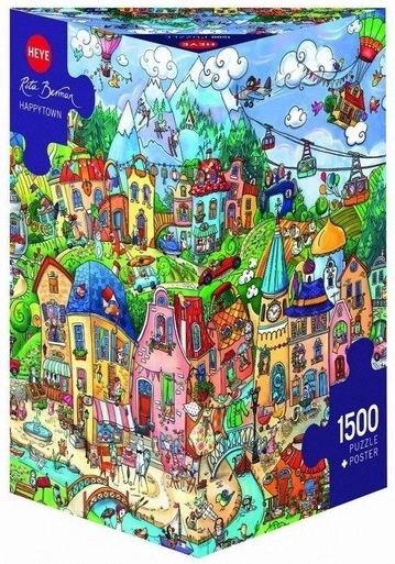 Puzzle HEYE Happytown 1500 pieces