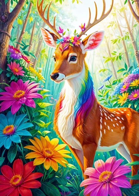 Enjoy the Magical Deer Puzzle 1000 Pieces