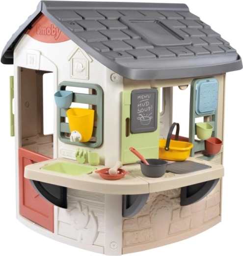Maison pour enfants avec cuisine extérieure SMOBY Life Mud Cooking