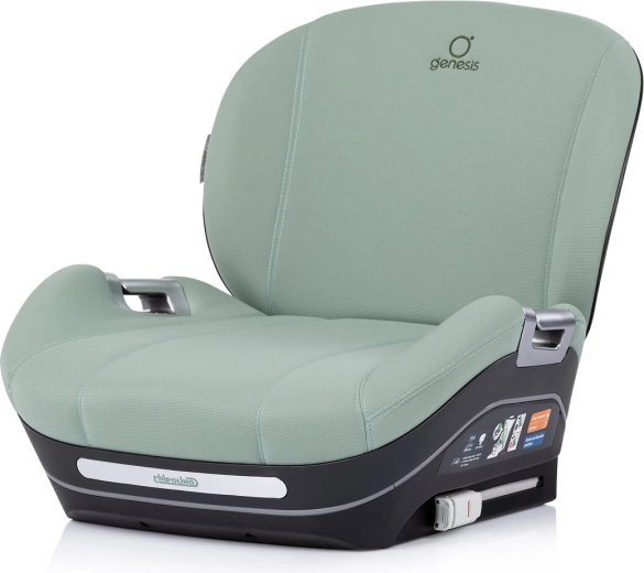 Chipolino Genesis i-Size Car Booster Seat with ISOFIX, 125–150 cm, Matcha color