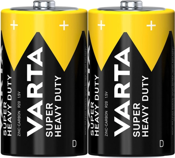 VARTA SuperLife D R20 piles zinc-carbone 1,5 V (2 pcs)