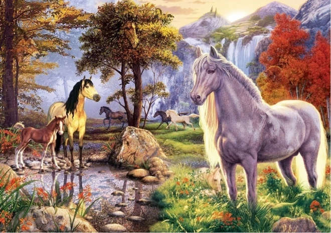 Puzzle ART PUZZLE Hidden Horses 1000 pieces